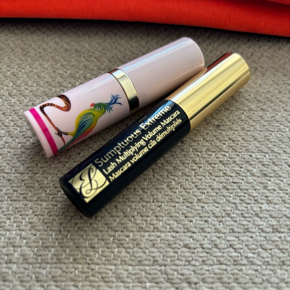 Estee Lauder BUNDLE Lipstick Mascara Makeup Bag NEW - Picture 3 of 11